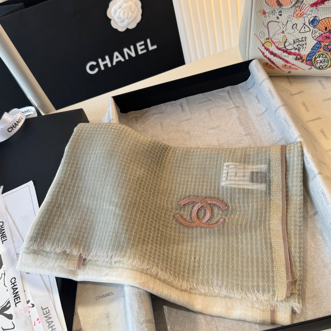 CHANEL 25S SCARF 200 CM IN CASHMERE 942959