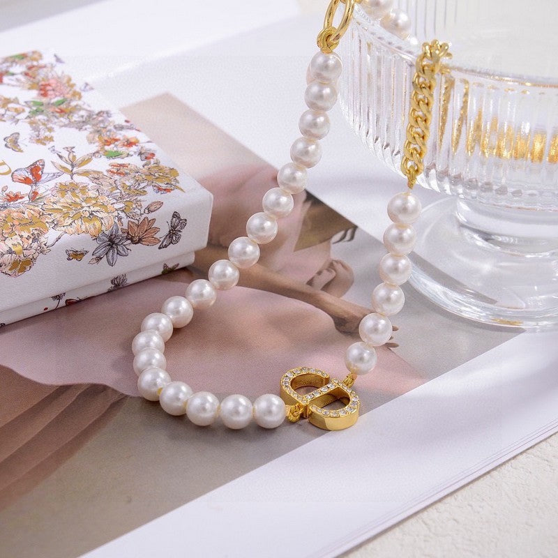 18K Dior 30 Montaigne Pearls Necklace